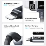 JOYROOM S-A55 StarFlight Series 3A USB to 8 Pin Auto Power-Off Fast Charging Data Cable – Bild 7