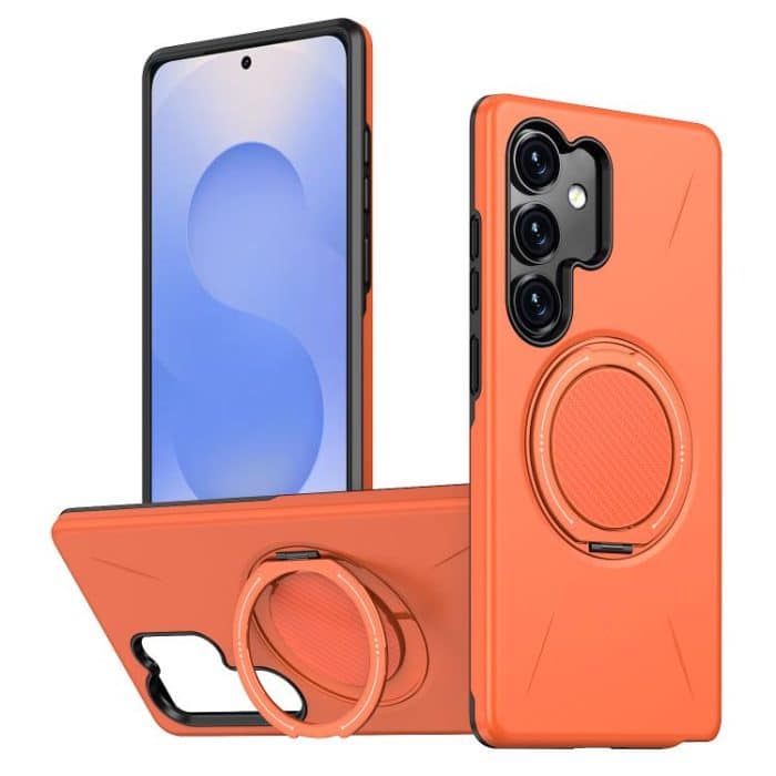 Metal Rotation Holder MagSafe TPU Hybrid PC Phone Case – Bild 1