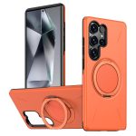 Metal Rotation Holder MagSafe TPU Hybrid PC Phone Case