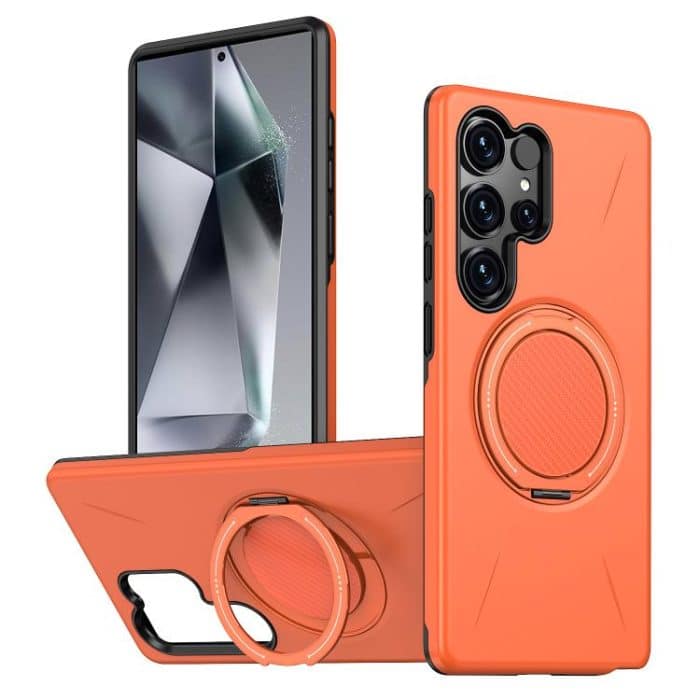 Metal Rotation Holder MagSafe TPU Hybrid PC Phone Case – Bild 1