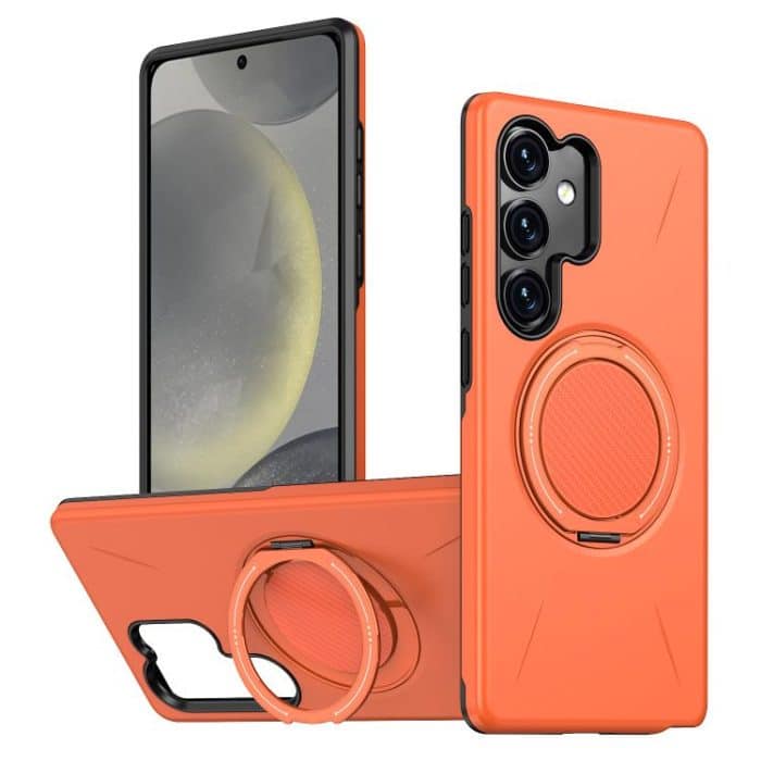 Metal Rotation Holder MagSafe TPU Hybrid PC Phone Case – Bild 1