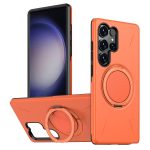 Metal Rotation Holder MagSafe TPU Hybrid PC Phone Case