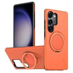 Metal Rotation Holder MagSafe TPU Hybrid PC Phone Case