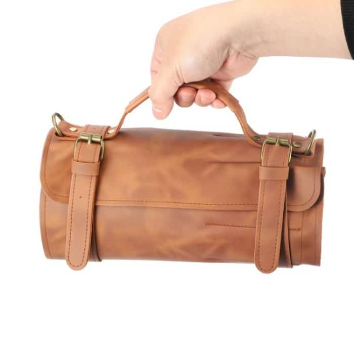 DIY Handgravurmesser Rindsleder Rolltasche Holzbearbeitung Gravurmesser Set – Bild 7