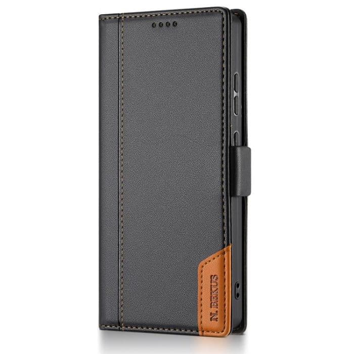N.BEKUS P3 RFID Stitching Magnetic Flip Leather Phone Case – Bild 2