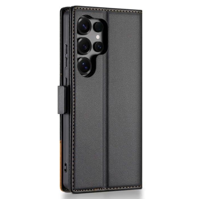 N.BEKUS P3 RFID Stitching Magnetic Flip Leather Phone Case – Bild 3