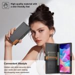 N.BEKUS P3 RFID Stitching Magnetic Flip Leather Phone Case – Bild 6