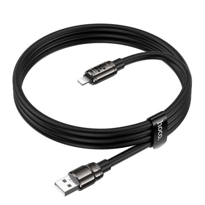 hoco U143 Joy LED 2.4A USB to 8 Pin Charging Data Cable, Length: 1.2m – Bild 6