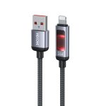 WK WDC-106 2.4A Intelligent Digital Display USB to 8 Pin Fast Charging Data Cable, Length: 1.2m