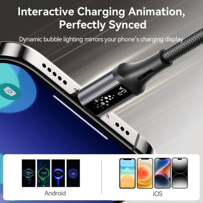 JOYROOM S-A60 StarTalk Series 3A USB to 8 Pin Data Cable, Length: 1.2m – Bild 5