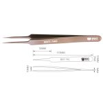 BEST BST-14C Falscher Wimpernapplikator Make-up-Werkzeuge Edelstahl Roségold Wimpernpinzette – Bild 3