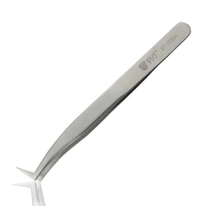 ETP2946.jpg BEST BST-153SA Edelstahl gebogen für Wimpernverlängerungs-Make-up-Werkzeuge – Bild 1