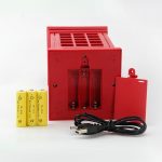 Retro Telefonzelle Form warmes Licht LED-Lampe, Wiederaufladbare Touch Control Schlafzimmer Nachttischlampe – Bild 3