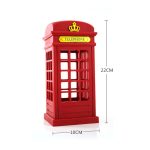 Retro Telefonzelle Form warmes Licht LED-Lampe, Wiederaufladbare Touch Control Schlafzimmer Nachttischlampe – Bild 5