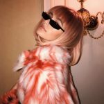 Vintage-Sonnenbrille mit UV400-Farbglas für Damen – Bild 4