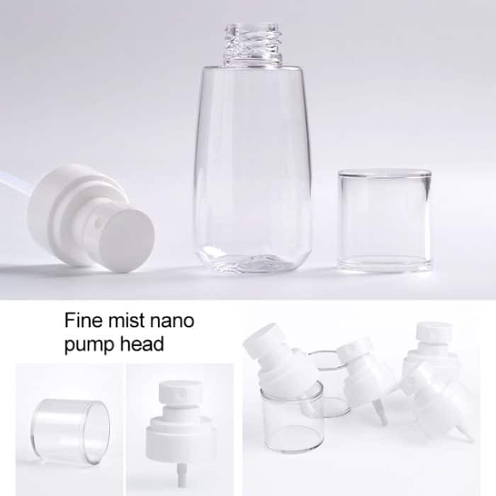 10 Stück tragbare, nachfüllbare Kunststoff-Parfüm-Sprühflasche mit feinem Nebel, transparente leere Sprühflasche, 80 ml – Bild 4