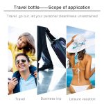 10 Stück tragbare, nachfüllbare Kunststoff-Parfüm-Sprühflasche mit feinem Nebel, transparente leere Sprühflasche, 80 ml – Bild 8