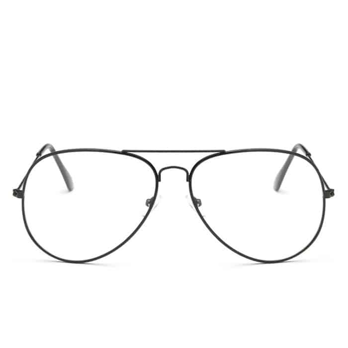 HC5411_2.jpg 2 PCS Fashion Oversize Männer Frauen Clear Lens Brillen, zufällige Farbe – Bild 3