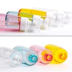 5 Stück Reise-Plastikflaschen, auslaufsicher, tragbar, Reisezubehör, kleine Flaschen, Behälter, 100 ml – Bild 4