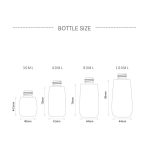 5 Stück Reise-Plastikflaschen, auslaufsicher, tragbar, Reisezubehör, kleine Flaschen, Behälter, 100 ml – Bild 7