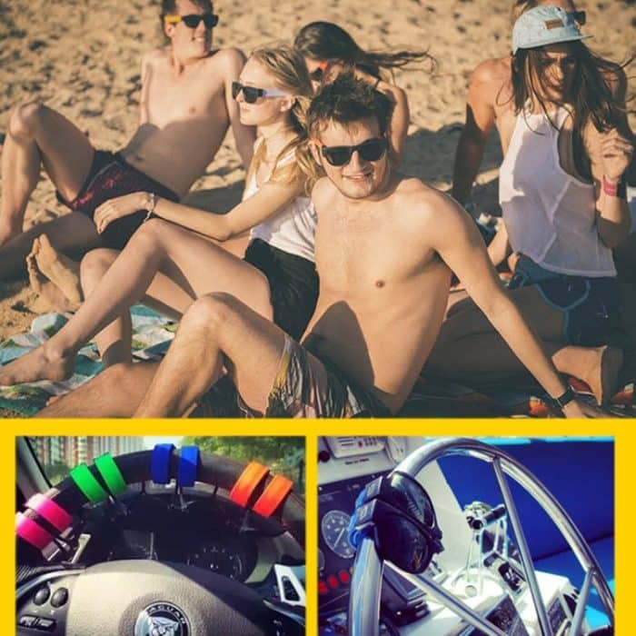 Neue Mode Crimp Folding Mirror Pops Polarisierte Sonnenbrille Lässige UV400-Schutzbrille für Männer / Frauen – Bild 8