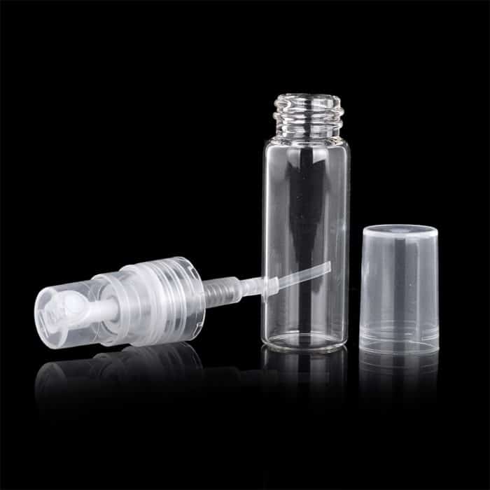50 PCS Parfümflasche Sprühflasche Parfümflasche Leere Flasche, Kapazität: 3 ml (transparent) – Bild 3