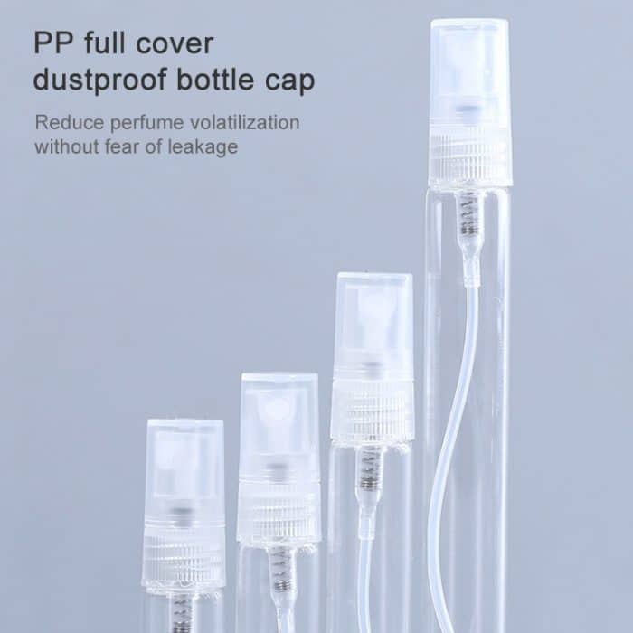 50 PCS Parfümflasche Sprühflasche Parfümflasche Leere Flasche, Kapazität: 3 ml (transparent) – Bild 6