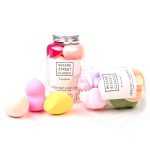 Soft Sponge Makeup Egg Cosmetic Puffs Flaschen Set, zufällige Farbabgabe