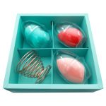 Kürbis Wassertropfen Schwamm Make-up Ei Soft Cosmetic Puffs Set – Bild 2