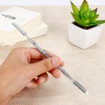 Quadratische Edelstahlpalette in L-Größe – Bild 4