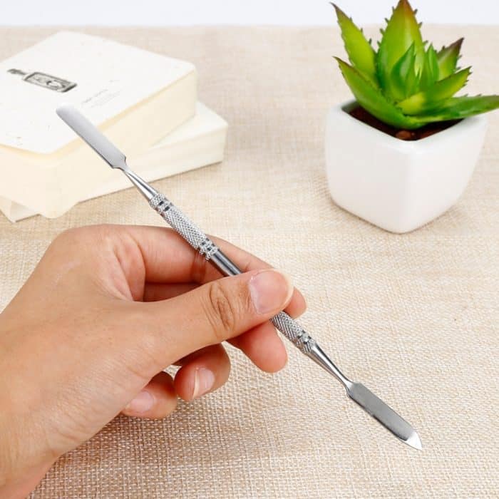 Quadratische Edelstahlpalette in L-Größe – Bild 4