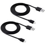 2 PCs Haweel 1 m Hochgeschwindigkeit 8 Pin bis USB -Synchronisation und Ladekabelkit für iPhone, iPad (schwarz) – Bild 2