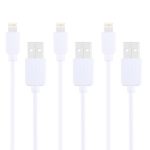 3 PCs Haweel 1 m Hochgeschwindigkeit 8 Pin bis USB -Synchronisation und Ladekabelkit für iPhone, iPad (weiß) – Bild 3