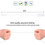 3 PCs Haweel 1 m Hochgeschwindigkeit 8 Pin bis USB -Synchronisation und Ladekabelkit für iPhone, iPad (weiß) – Bild 5