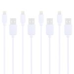 4 PCs Haweel 1M Hochgeschwindigkeit 8 Pin bis USB -Synchronisation und Ladekabelkit für iPhone, iPad (weiß) – Bild 3