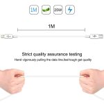 Haweel 25W 3A USB-C / Typ-C bis 8 Pin PD Schnelles Ladekabel für iPhone, iPad, Kabellänge: 1M – Bild 3