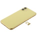 Baugruppe der hinteren Akkuabdeckung (mit Seitentasten und Ein-/Aus-Taste + Lautstärketasten-Flexkabel & kabellosem Lademodul & Motor & Ladeanschluss & Lautsprecher-Klingelton-Summer & Kartenfach & Kameraobjektivabdeckung) für iPhone 11, For iPhone 11... – Bild 2