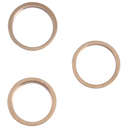 3 Stück Rückfahrkamera-Glaslinse, Metall-Außenschutzring für iPhone 13 Pro Max, For iPhone 13 Pro Max