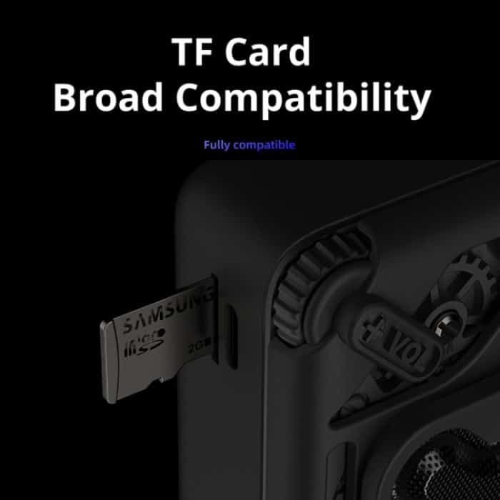 D Monster D16 Tragbarer HiFi-Bluetooth 5.3-Lautsprecher, unterstützt TF-Karte – Bild 6