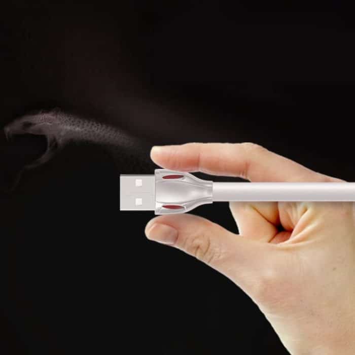 REMAX RC-035i Laser-Serie, 1 m, 2,1 A, 8-poliges USB-Datensynchronisierungs-Ladekabel mit LED-Anzeige – Bild 3