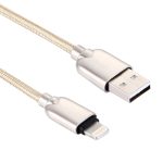 1 m langes, gewebtes 108-Kupferkern-8-Pin-auf-USB-Daten-Synchronisierungs-Ladekabel für iPhone, iPad – Bild 4