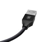 Baseus 1,8 m 2A Yiven-Kabel, gewebter Stil, Metallkopf, 8-poliges auf USB-Datensynchronisierungs-Ladekabel für iPhone, iPad und iPod – Bild 5