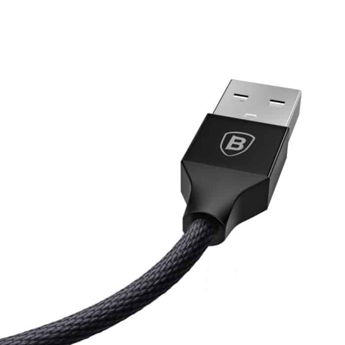 Baseus 1,8 m 2A Yiven-Kabel, gewebter Stil, Metallkopf, 8-poliges auf USB-Datensynchronisierungs-Ladekabel für iPhone, iPad und iPod – Bild 5