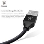Baseus 1,8 m 2A Yiven-Kabel, gewebter Stil, Metallkopf, 8-poliges auf USB-Datensynchronisierungs-Ladekabel für iPhone, iPad und iPod – Bild 10