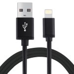1 m langes 3 A 8-Pin-auf-USB-Daten-Synchronisierungs-Ladekabel für iPhone, iPad, Durchmesser: 4 cm