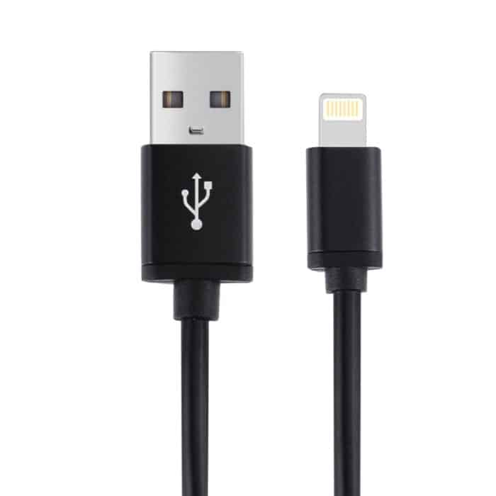 1 m langes 3 A 8-Pin-auf-USB-Daten-Synchronisierungs-Ladekabel für iPhone, iPad, Durchmesser: 4 cm – Bild 3