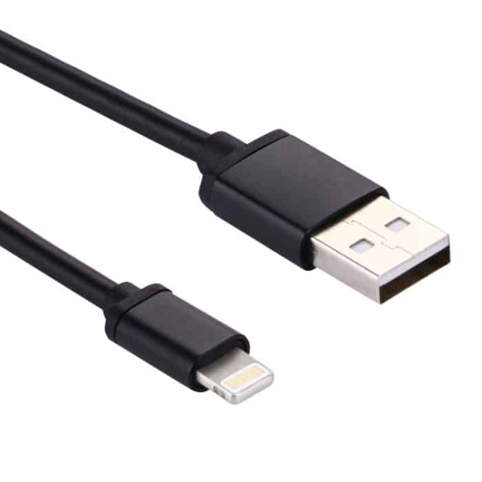 1 m langes 3 A 8-Pin-auf-USB-Daten-Synchronisierungs-Ladekabel für iPhone, iPad, Durchmesser: 4 cm – Bild 4