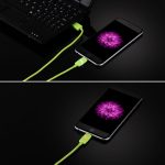 1 m rundes Spulen-Geschenkbox-Design, 8-poliges auf USB-Datensynchronisierungskabel mit Anzeige für iPhone, iPad – Bild 9