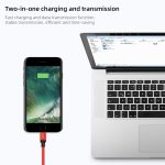 hoco X14 1 m Nylon-geflochtenes USB-auf-8-Pin-Datensynchronisierungs-Ladekabel aus Aluminiumlegierung – Bild 4