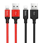 hoco X14 2 m Nylon-geflochtenes 8-poliges 8-poliges USB-Daten-Synchronisierungs-Ladekabel aus Aluminiumlegierung – Bild 2